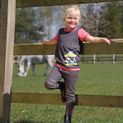 Merry Go Round Pull On Jodhpurs by Little Rider - Grey/Pink additional 4