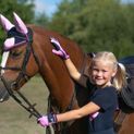Pony Fantasy Fly Veil by Little Rider - Navy/Pink additional 6
