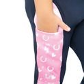 Pony Fantasy Riding Tights by Little Rider - Navy/Pink additional 2
