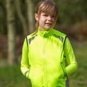 Reflector Children's Gilet by Hy Equestrian - Pass Wide and Slow - Yellow additional 3
