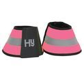 Reflector Over Reach Boots by Hy Equestrian - Pink additional 1