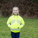 Reflector Reflective Waterproof Children's Blouson by Hy Equestrian - Yellow additional 3