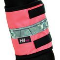 Reflector Retro Horse Leg Bands by Hy Equestrian - Pink/Black additional 4