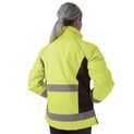 Reflector Waterproof Riding Jacket by Hy Equestrian - Yellow/Black additional 2