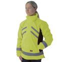 Reflector Waterproof Riding Jacket by Hy Equestrian - Yellow/Black additional 3
