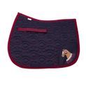 Riding Star Collection Saddle Pad by Little Rider - Navy/Burgundy additional 1
