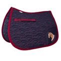 Riding Star Collection Saddle Pad by Little Rider - Navy/Burgundy additional 2