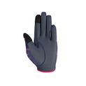 Sabina Children's Mesh Riding Gloves by Little Rider - Navy/Pink additional 9