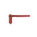 ShowQuest Boston Brow Band - Red/Red/Gold additional 1