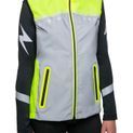 Silva Flash Lightweight Duo Reflective Gilet by Hy Equestrian - Yellow/Reflective Silver additional 1