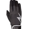 Silva Flash Riding Gloves by Hy Equestrian - Black/Reflective Silver additional 1