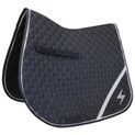 Silva Flash Saddle Pad by Hy Equestrian - Black/Reflective Silver additional 7