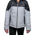 Silva Flash Waterproof Duo Padded Jacket by Hy Equestrian - Black/Reflective Silver additional 10