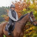 Silva Flash Waterproof Padded Jacket by Hy Equestrian - Black/Reflective Silver additional 5