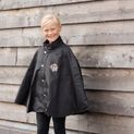 Supreme Products Active Junior Show Rider Rain Cape - Black/Gold additional 1