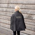 Supreme Products Active Junior Show Rider Rain Cape - Black/Gold additional 2