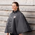 Supreme Products Active Show Rider Rain Cape - Black/Gold additional 2