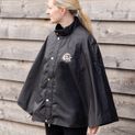 Supreme Products Active Show Rider Rain Cape - Black/Gold additional 1