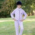 Supreme Products Child's Dotty Fleece Onesie - Lavish Lilac additional 1