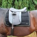 Supreme Products Royal Occasion Suede Saddle Pad - Black/Gold additional 9
