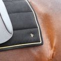 Supreme Products Royal Occasion Suede Saddle Pad - Black/Gold additional 10