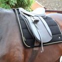 Supreme Products Royal Occasion Suede Saddle Pad - Black/Gold additional 11