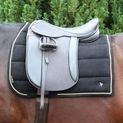 Supreme Products Royal Occasion Suede Saddle Pad - Black/Gold additional 3