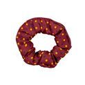 Supreme Products Show Scrunchie - Burgundy/Gold Diamonds additional 1
