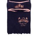 The Princess and the Pony Headband and Scarf Set by Little Rider - Navy/Peach additional 1