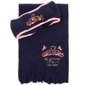 The Princess and the Pony Headband and Scarf Set by Little Rider - Navy/Peach additional 2