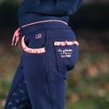 The Princess and the Pony Pull on Jodhpurs by Little Rider - Navy/Peach additional 33