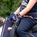 The Princess and the Pony Pull on Jodhpurs by Little Rider - Navy/Peach additional 9