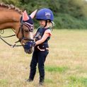 The Princess and the Pony Pull on Jodhpurs by Little Rider - Navy/Peach additional 12