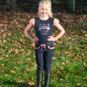 The Princess and the Pony Pull on Jodhpurs by Little Rider - Navy/Peach additional 23