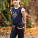 The Princess and the Pony Pull on Jodhpurs by Little Rider - Navy/Peach additional 20