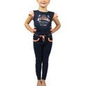 The Princess and the Pony Pull on Jodhpurs by Little Rider - Navy/Peach additional 27