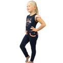 The Princess and the Pony Pull on Jodhpurs by Little Rider - Navy/Peach additional 1