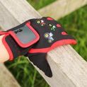 Tractor Collection Gloves by Little Knight - Grey/Red additional 3