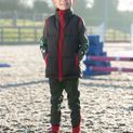 Tractor Collection Riding Tights By Little Knight - Charcoal Grey/Red additional 3