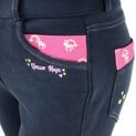 Unicorn Magic Breeches by Little Rider - Navy/Pretty Pink additional 3