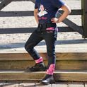 Unicorn Magic Breeches by Little Rider - Navy/Pretty Pink additional 5