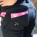Unicorn Magic Breeches by Little Rider - Navy/Pretty Pink additional 7
