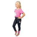 Unicorn Magic Riding Tights by Little Rider - Navy/Pink additional 2