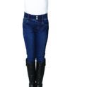 Hy Equestrian Elevate Mizs Style Denim Breeches Dark Blue additional 12