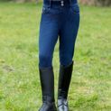 Hy Equestrian Elevate Mizs Style Denim Breeches Dark Blue additional 4