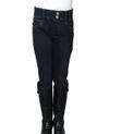 Hy Equestrian Elevate Mizs Style Denim Breeches Black additional 2