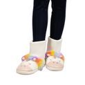 Unicorn Boot Slippers By Little Rider White/Rainbow additional 1
