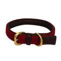 Benji &amp; Flo Interlaced Dog Collar - Burgundy additional 4