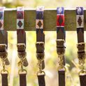 Benji &amp; Flo Sublime Polo Leather Dog Collar - Navy/Fossil additional 7
