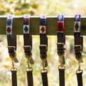 Benji &amp; Flo Sublime Polo Leather Dog Collar - Red/Navy/White additional 6